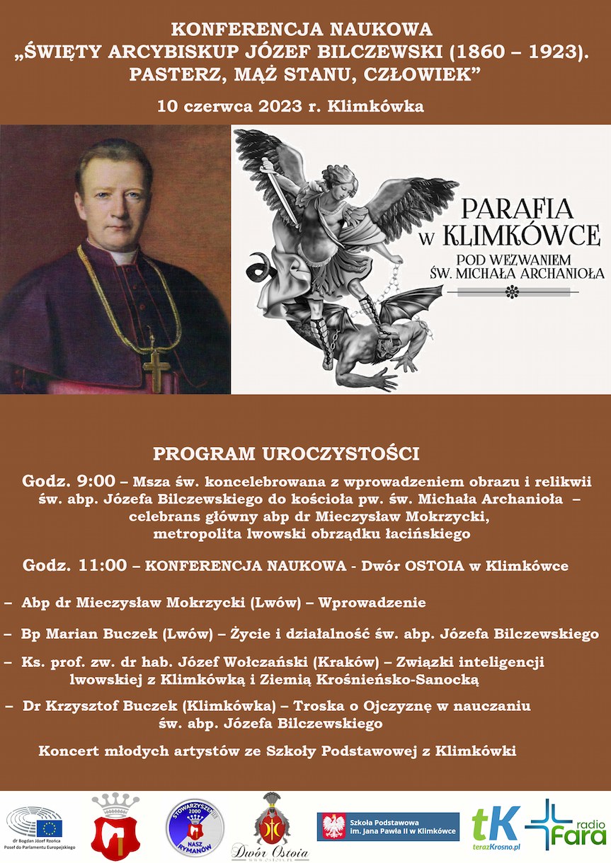 Plakar konferencji w Klimkówce
