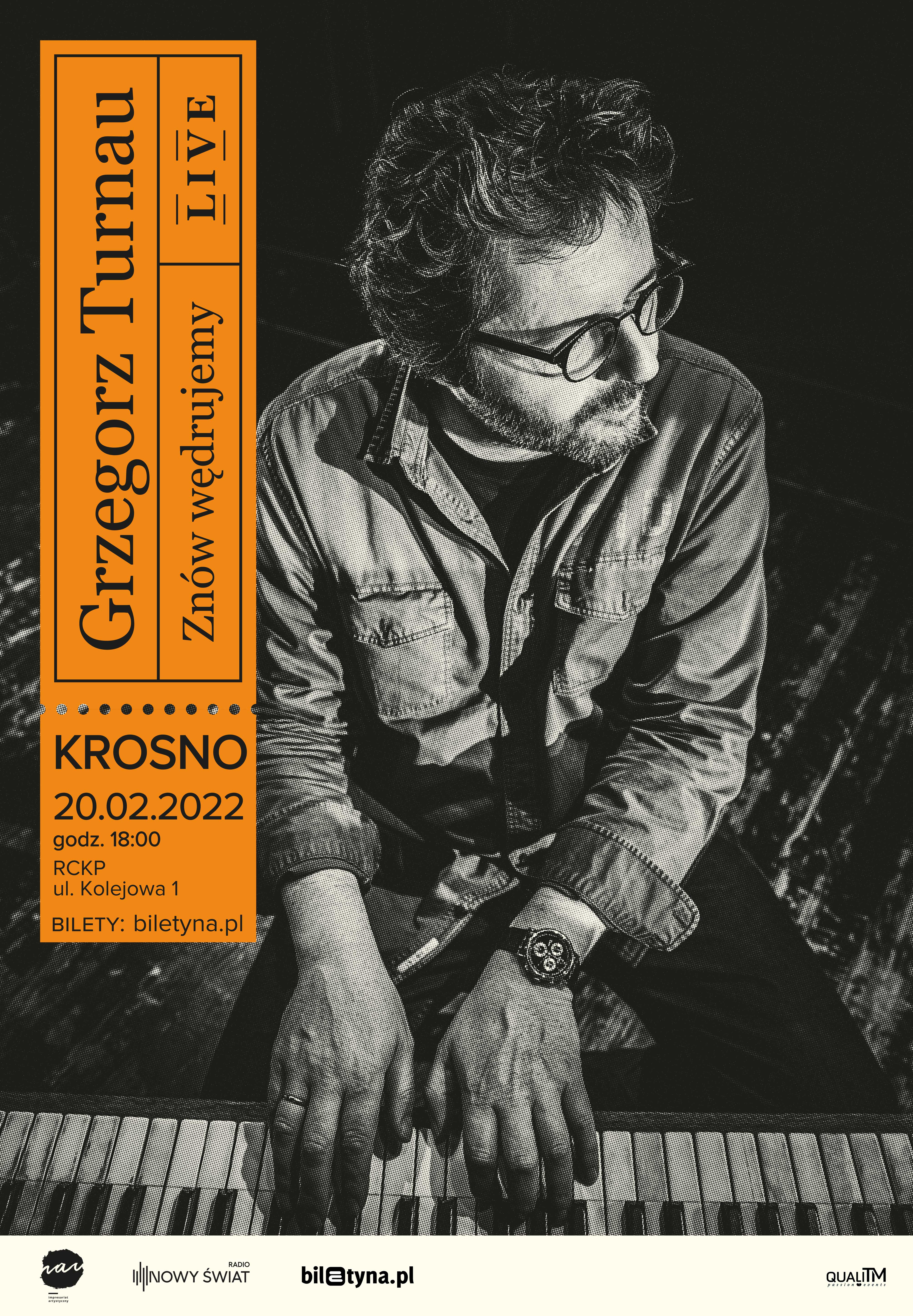 Plakat Grzegorz Turnau w Krośnie