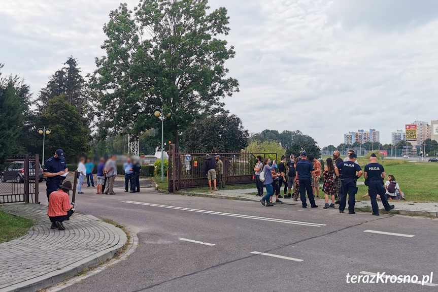 Interwencja policji pod RDLP w Krośnie
