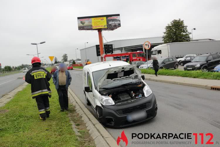 wypadek na Podkarpackiej w Krośnie