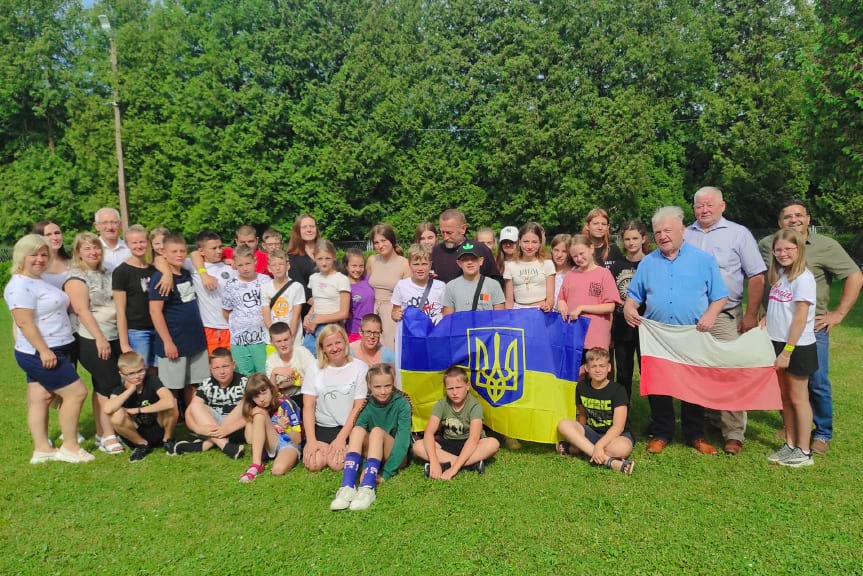 dzieci z Ukrainy na koloni w Rymanowie-Zdroju