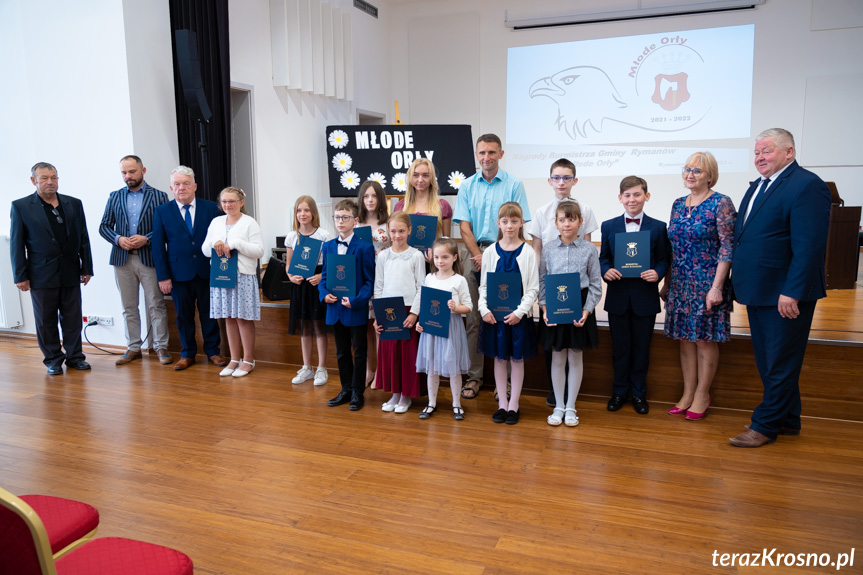 Wręczenie nagród Młode Orły w gminie Rymanów