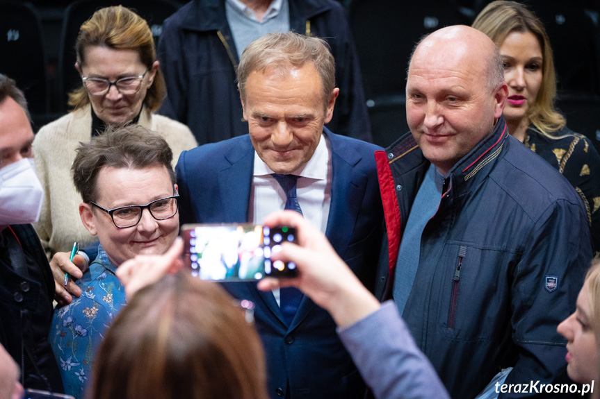 Donald Tusk w Krośnie