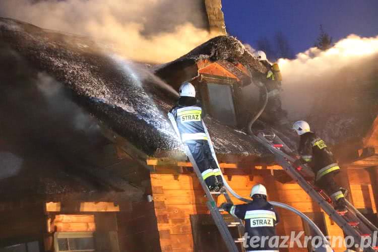 Pożar domy w Czarnorzekach