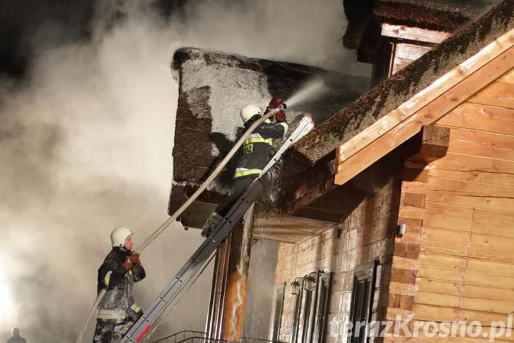Pożar domy w Czarnorzekach
