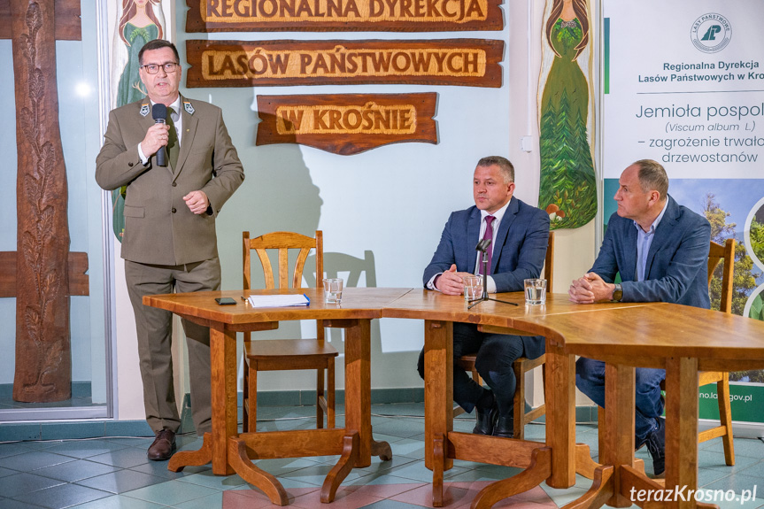 Konferencja prasowa w RDLP w Krośnie