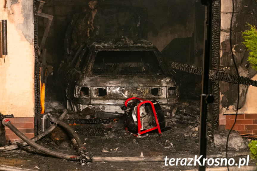 Tragiczny pożar garażu w Korczynie