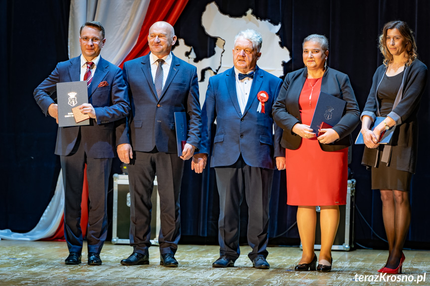 Uchonorowani medalami Za zasługi dla Miasta i Gminy Rymanów