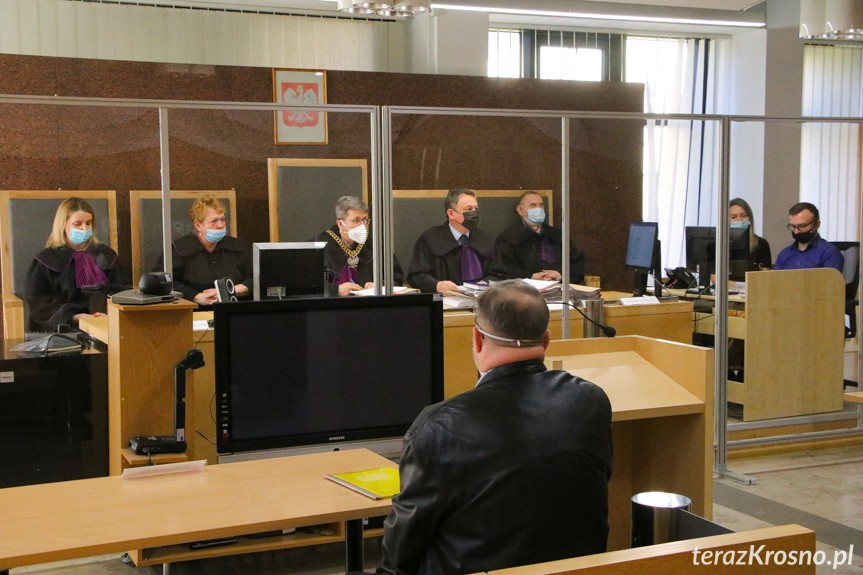 Proces w sądzie w Krośnie