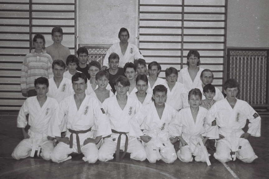 Sekcja karate kyokushin Krosno grupa młodsza - 1994 rok