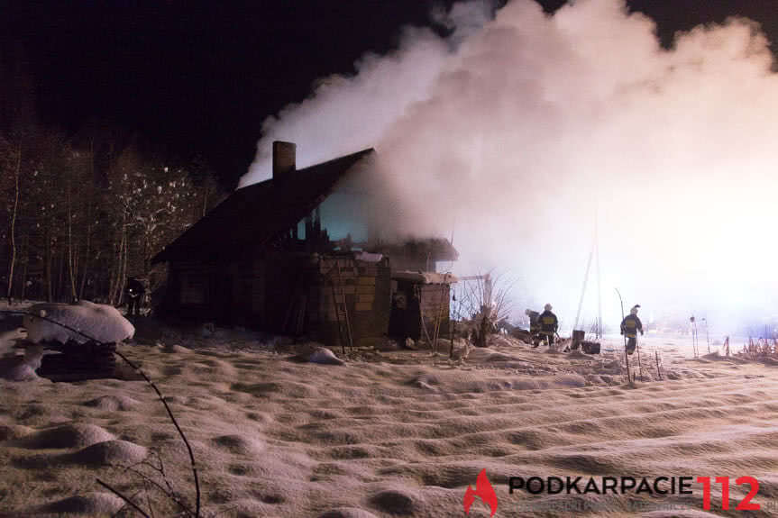 pożar domu w Korczynie