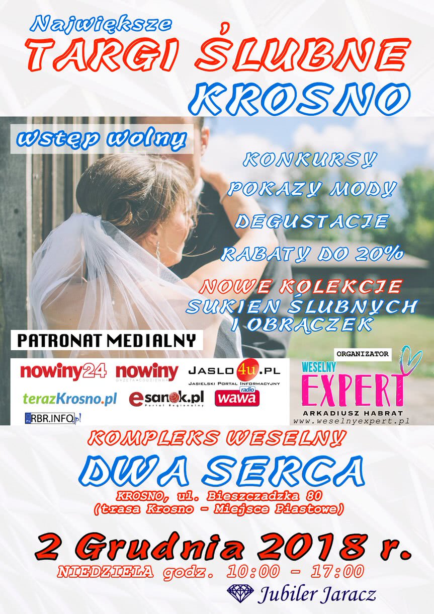 plakat Targi ślubne w Krośnie