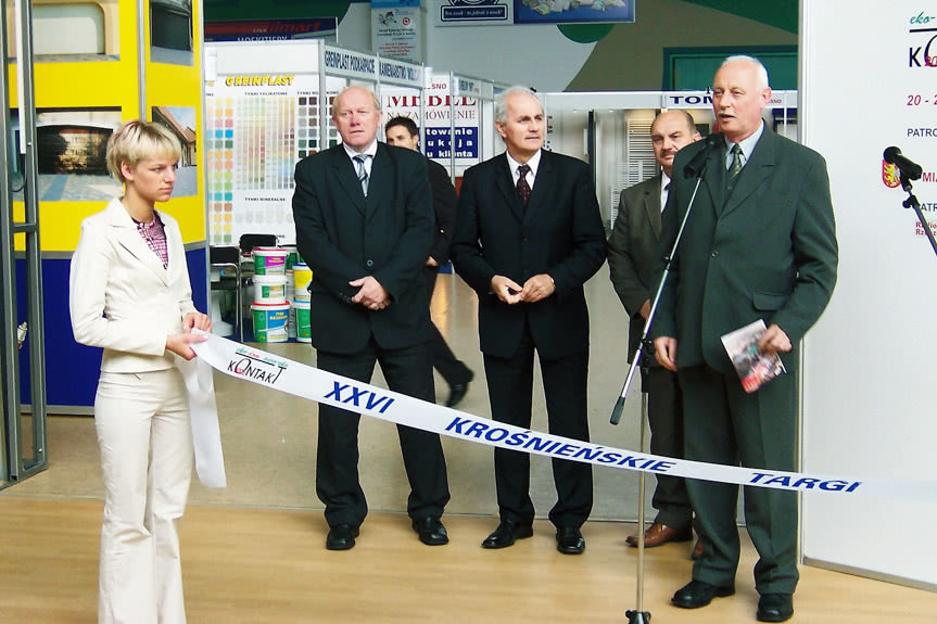 Oficjalne otwarcie targów Kontakt 2005