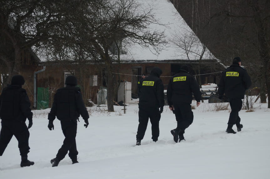 Policyjne oględziny w Podniebylu