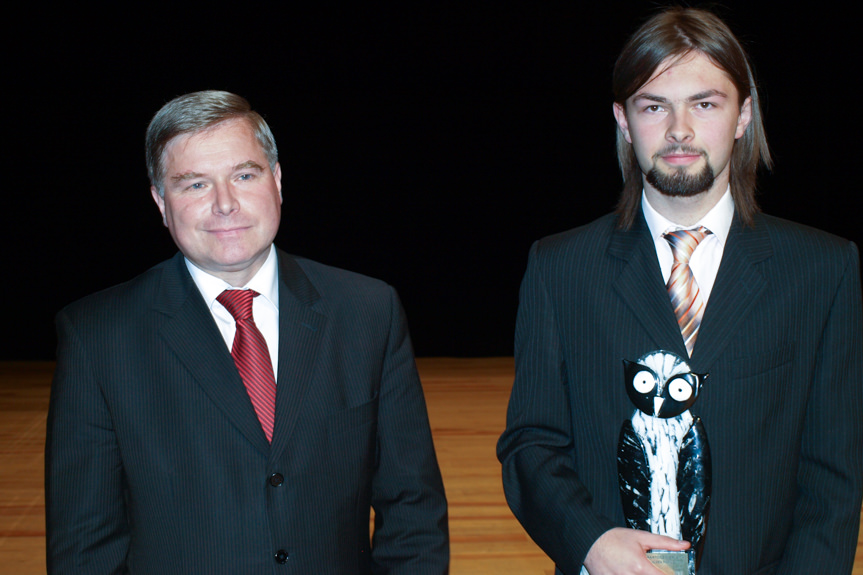Uroczyste wręczenie nagród w Sali widowiskowej RCKP w Krośnie