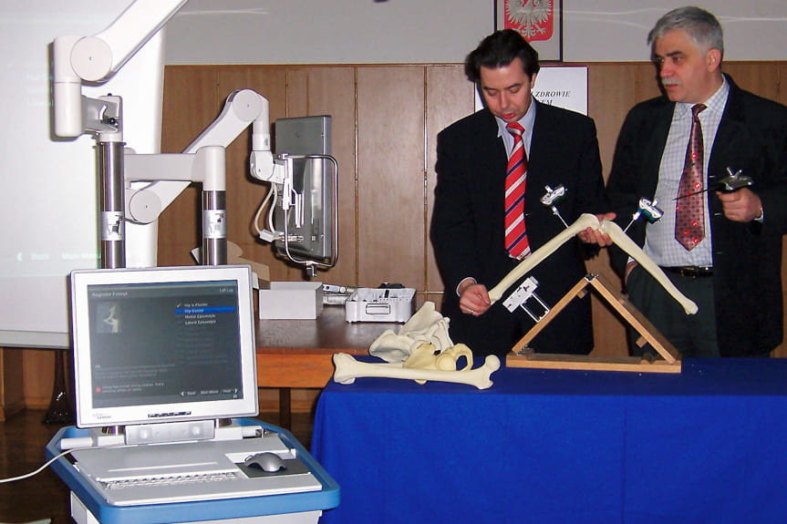 Prezentacja systemu komputerowego wspomagającego operacje ortopedyczne