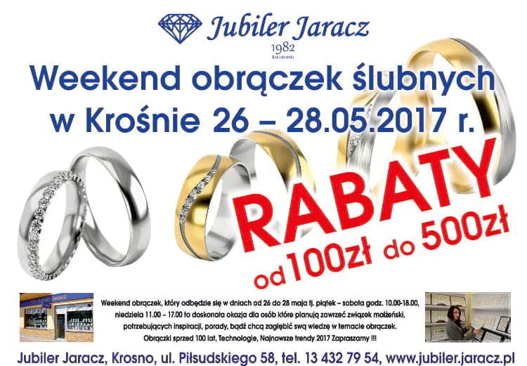 Weekend Obrączek Ślubnych z JUBILER JARACZ w Krośnie