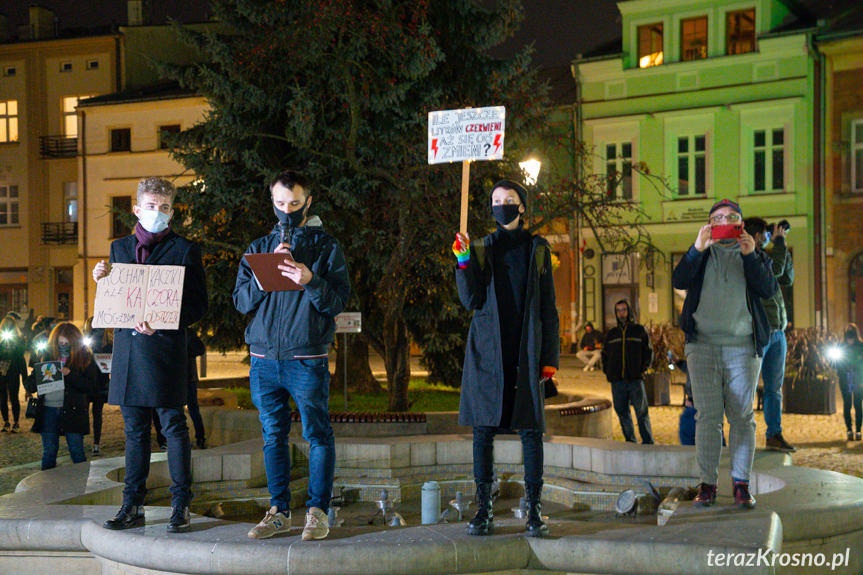 Protest kobiet w Krośnie