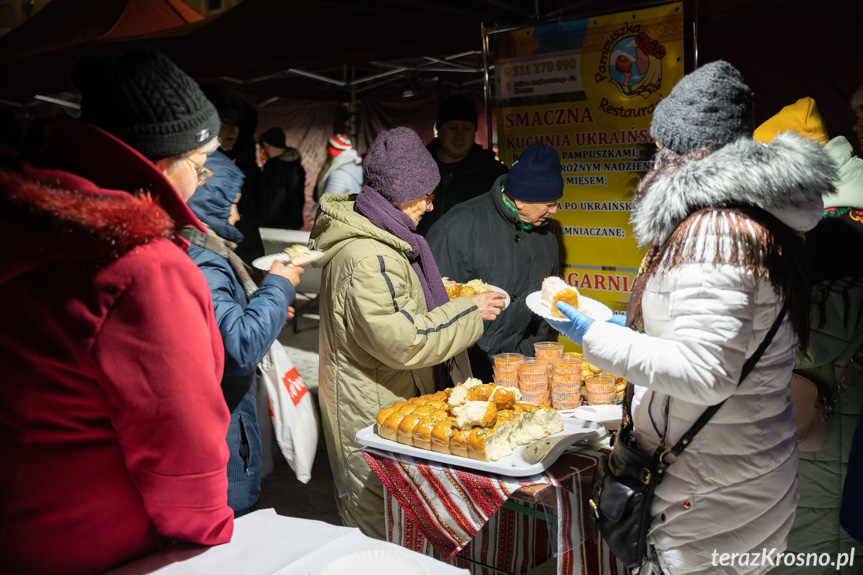 Wigilia na rynku w Krośnie