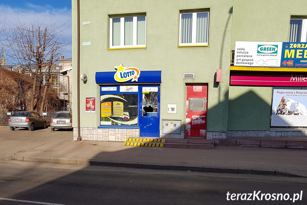 włamanie do Lotto w Krośnie