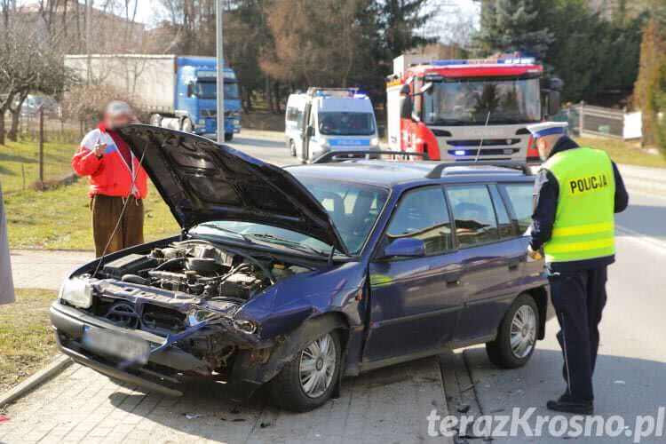 wypadek w Krośnie