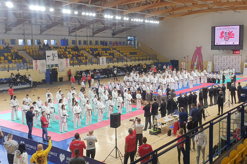 Zawodnicy Krośnieńskiego Klubu Kyokushin Karate