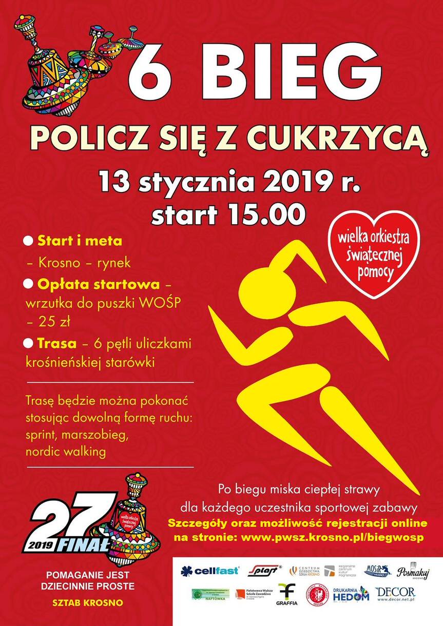 6 Bieg Policz się z cukrzycą - WOŚP 2019