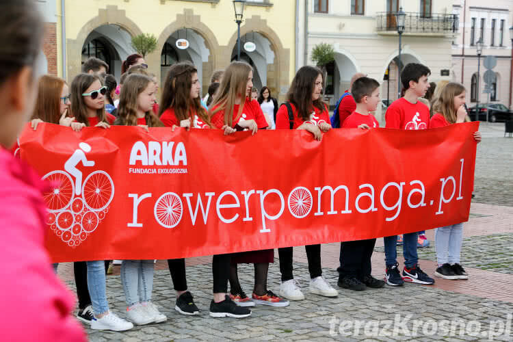 Akcja "Rower Pomaga" z sukcesem w Krośnie