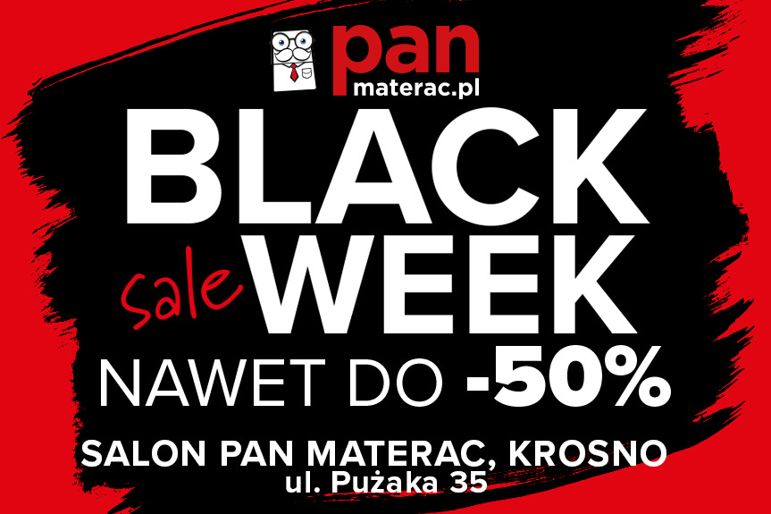 Black Friday w sklepie Pan Materac! Rabaty do 50%!