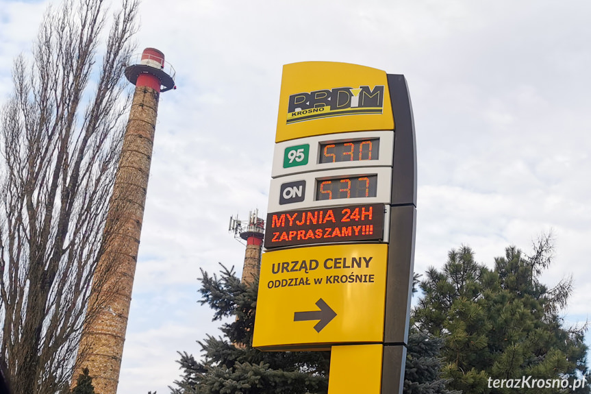Ceny paliw w Krośnie po obniżce VAT znów idą w górę