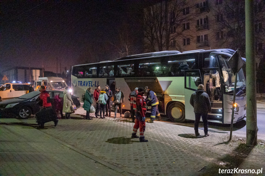 Do Krosna dotarli pierwsi uchodźcy wojenni z Ukrainy