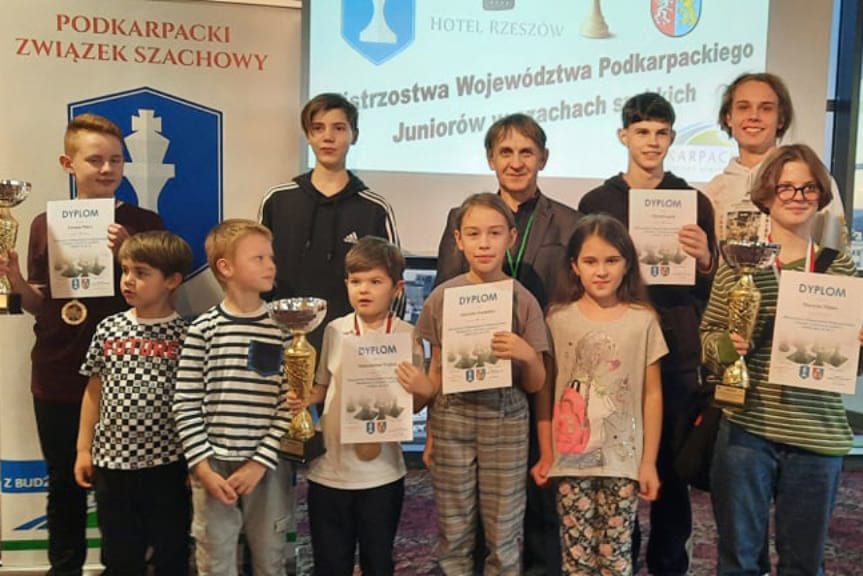 Dwa złote medale na Mistrzostwach Województwa Podkarpackiego w Szachach