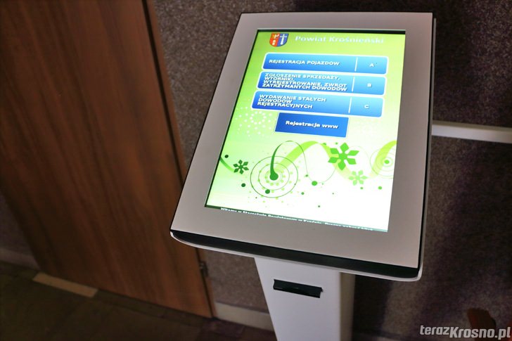Elektroniczny system kolejkowy w Starostwie Powiatowym w Krośnie
