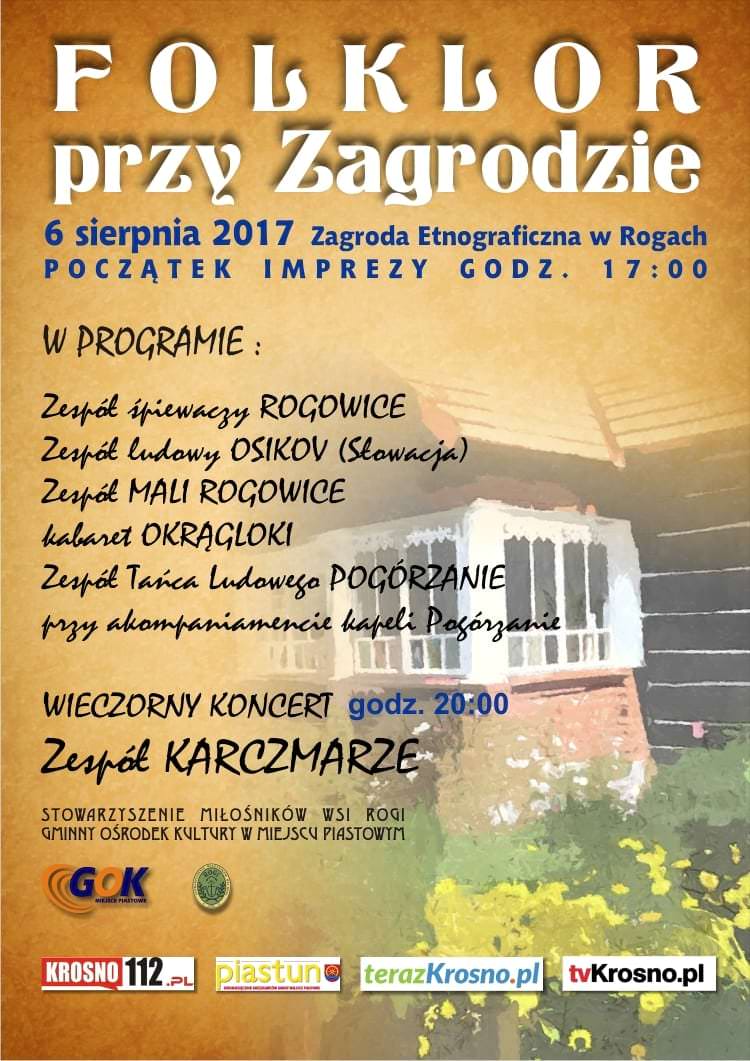 Folklor przy Zagrodzie - zaproszenie