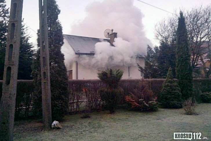 Groźny pożar domu w Iwoniczu