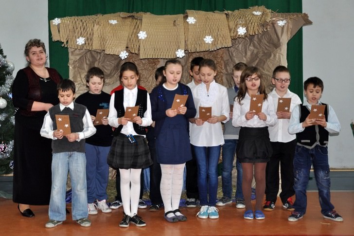 Jasełka i wigilia w Szkole Podstawowej w Świerzowej Polskiej