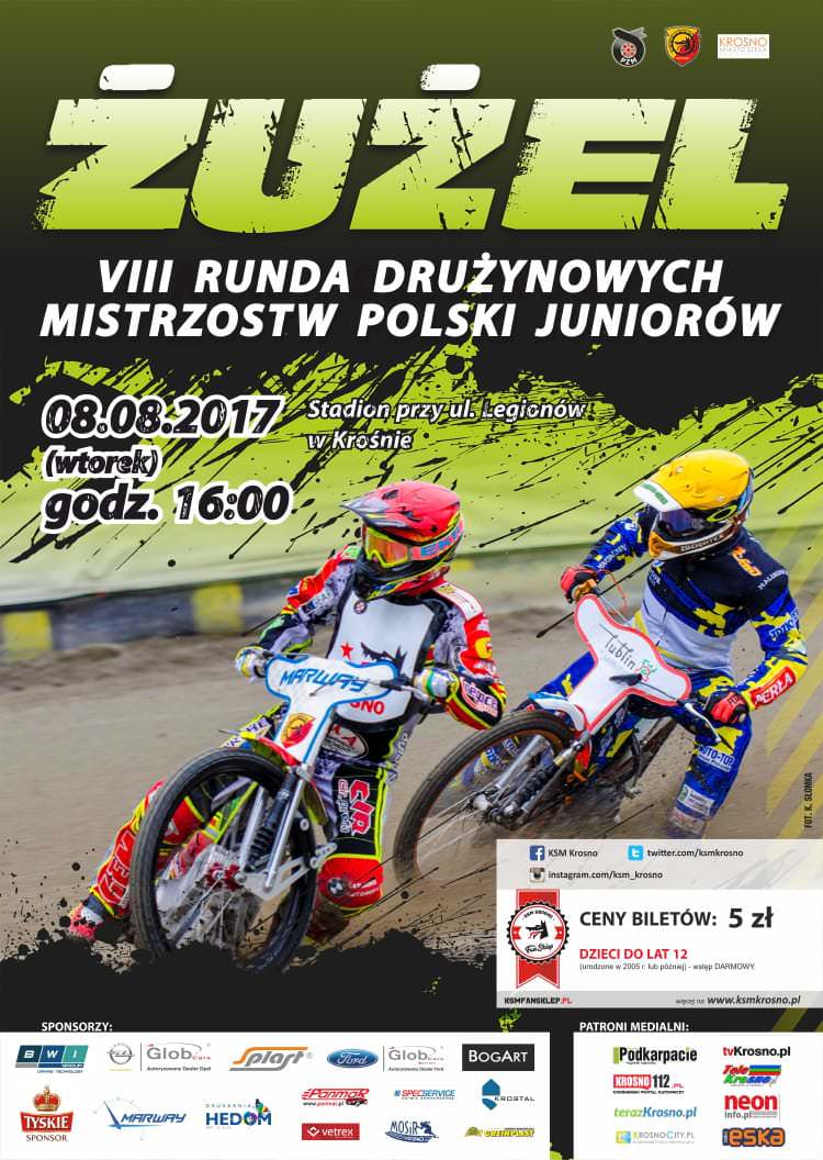 Już jutro w Krośnie 8 runda Drużynowych Mistrzostw Polski Juniorów