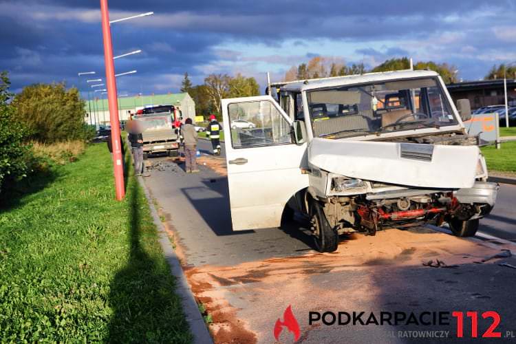 Kierowca iveco najechał na tył volkswagena