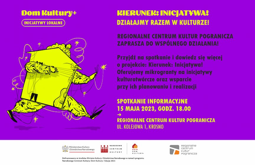 Kierunek: Inicjatywa! Spotkanie informacyjne w Krośnie