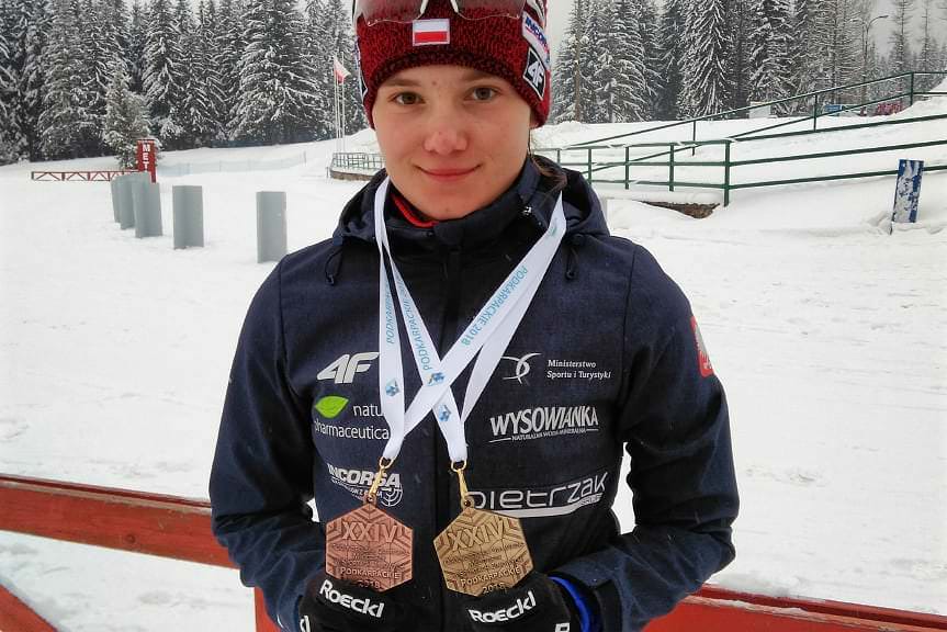 Komplet medali Kamili Cichoń