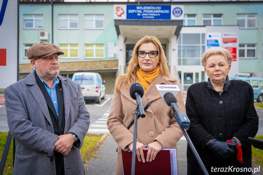 Kontrola poselska w szpitalu w Krośnie [FILM]