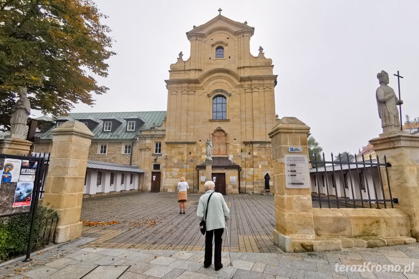 Kościół i klasztor oo. Kapucynów w Krośnie zamknięte z powodu koronawirusa