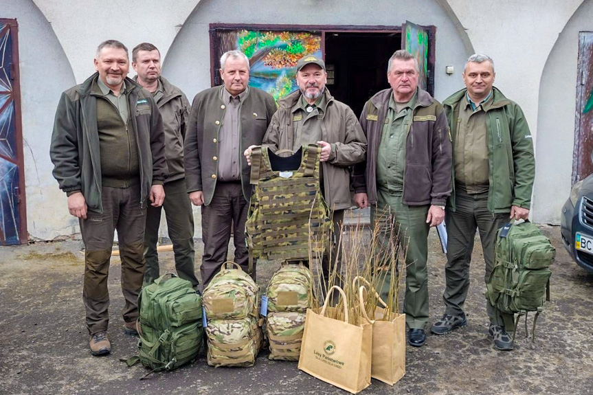Leśnicy wsparli swoich ukraińskich kolegów