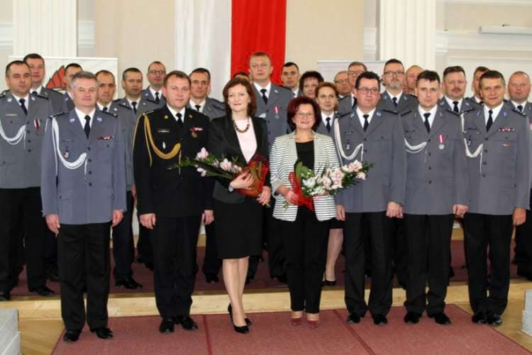 Leszek Buryła z Odznaką "Zasłużony Policjant"