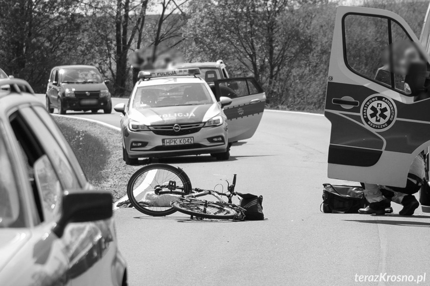 Nie żyje rowerzysta znaleziony w Szklarach
