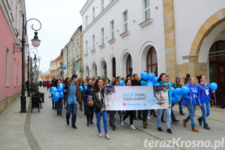 Niebieski marsz w Krośnie 2016