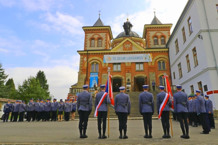 Obchody Święta Patrona Polskiej Policji w Miejscu Piastowym