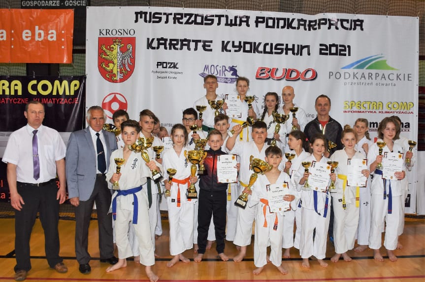Pierwsze miejsce zawodników KKK Karate na mistrzostwach