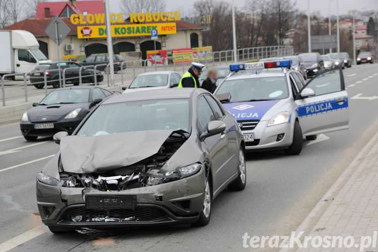 Pijana 43-latka spowodowała wypadek w Krośnie 