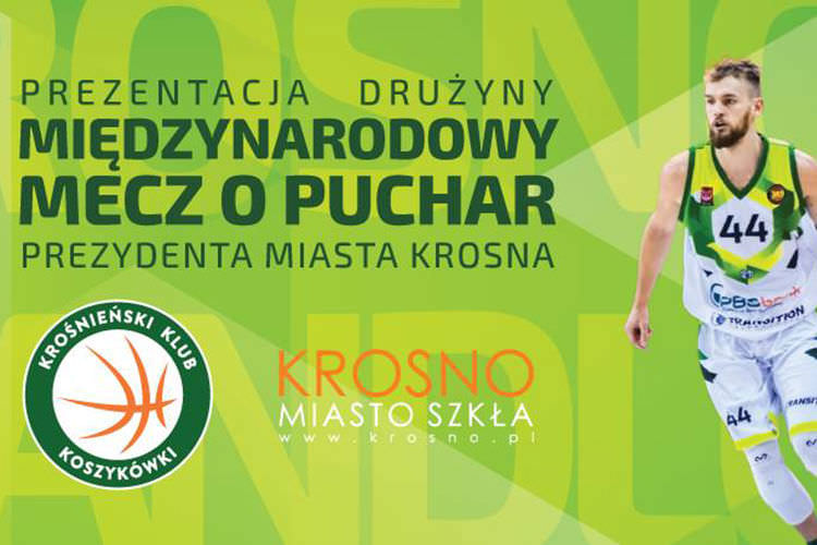 Prezentacja zespołu Miasta Szkła Krosno, sparing z MBK Handlowa